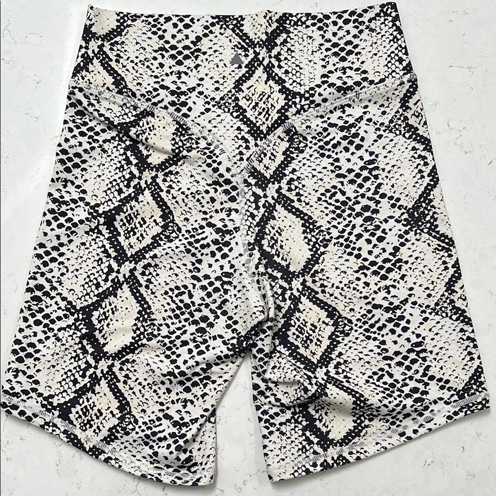 Balance Athletica Snakeskin Print Biker Shorts